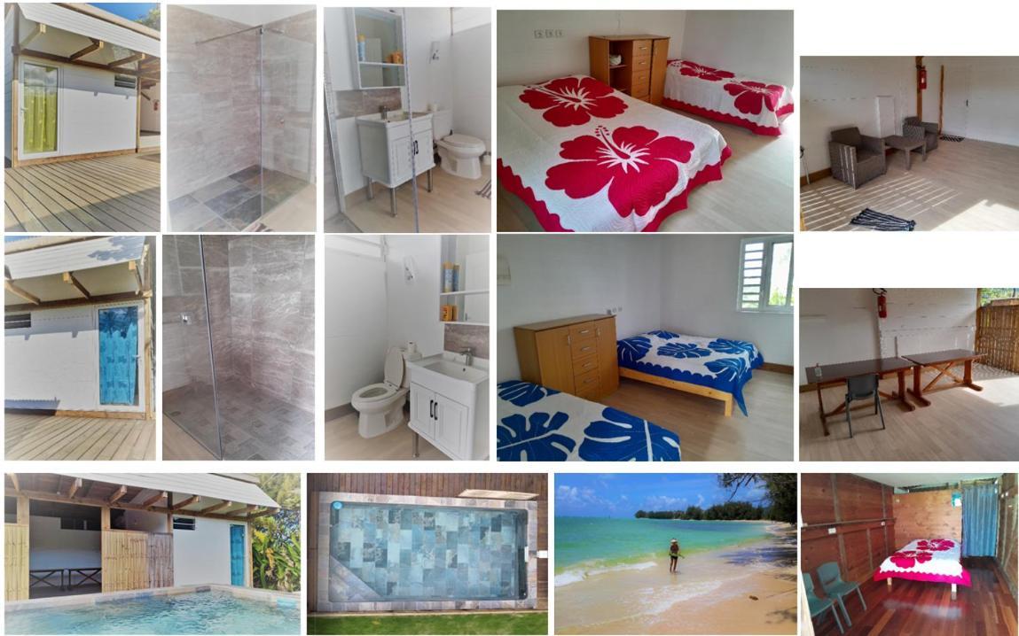 Mara'Ai Le Spot Tubuai, Chambre Triple Deluxe Mahu Sdb Privee Avec Piscine Mataura Exteriér fotografie