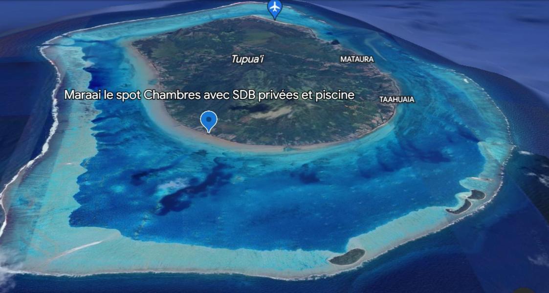 Mara'Ai Le Spot Tubuai, Chambre Triple Deluxe Mahu Sdb Privee Avec Piscine Mataura Exteriér fotografie